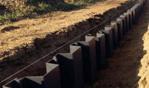 vinyl sheet piling cost per square foot