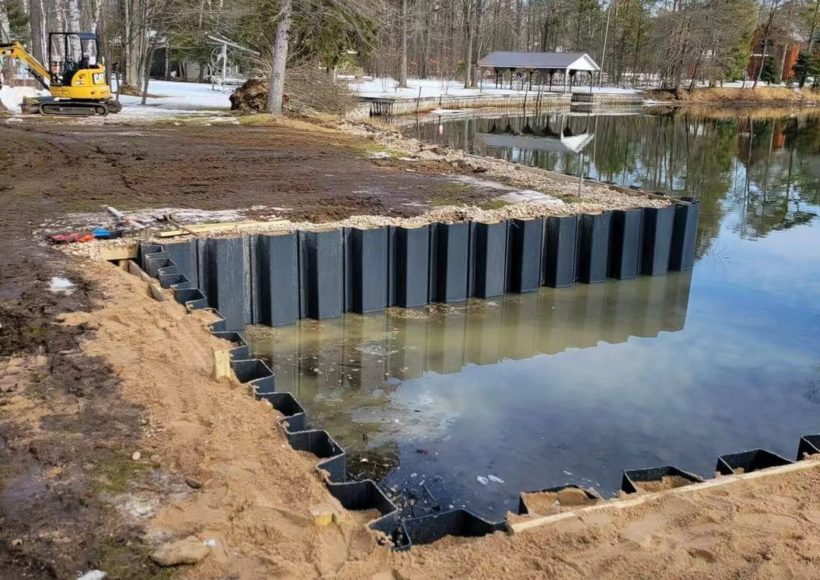 vinyl sheet file for water control