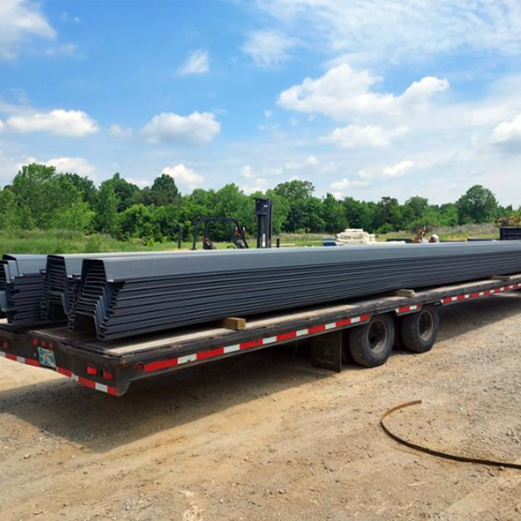 u type vinyl sheet pile